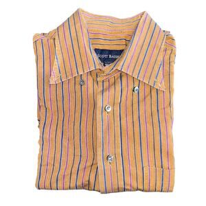 Scott Barber Brown Dress Shirt Size M